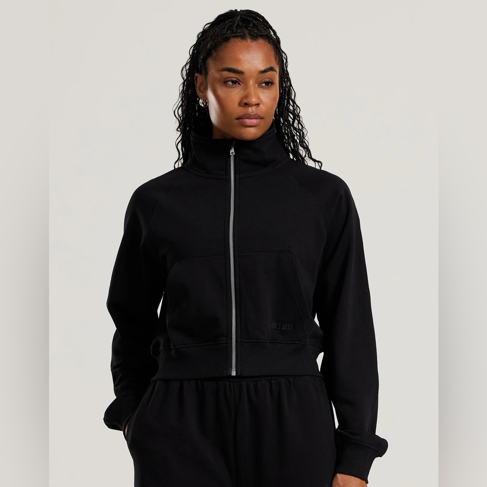 Women’s Best Comfort Light Full Zip In Black - Large
